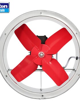 德通FB圆形轴流风机工业换气扇厨房强力抽风机壁式排气扇DF4B-4