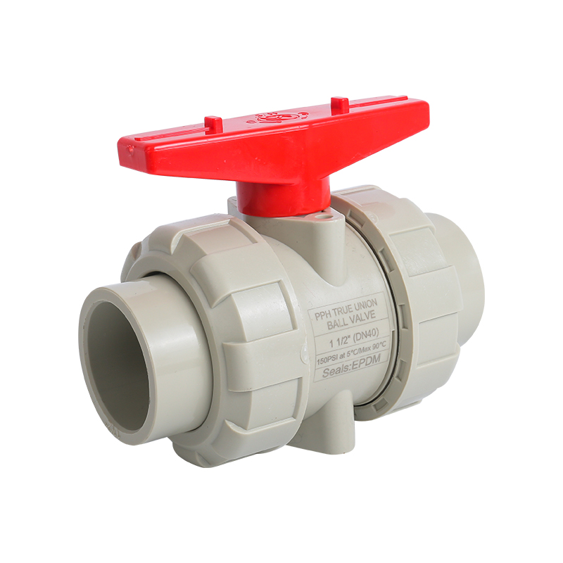 PPH活接球阀PPR双由令开关耐高温热熔水阀双活接阀门DN15-DN100