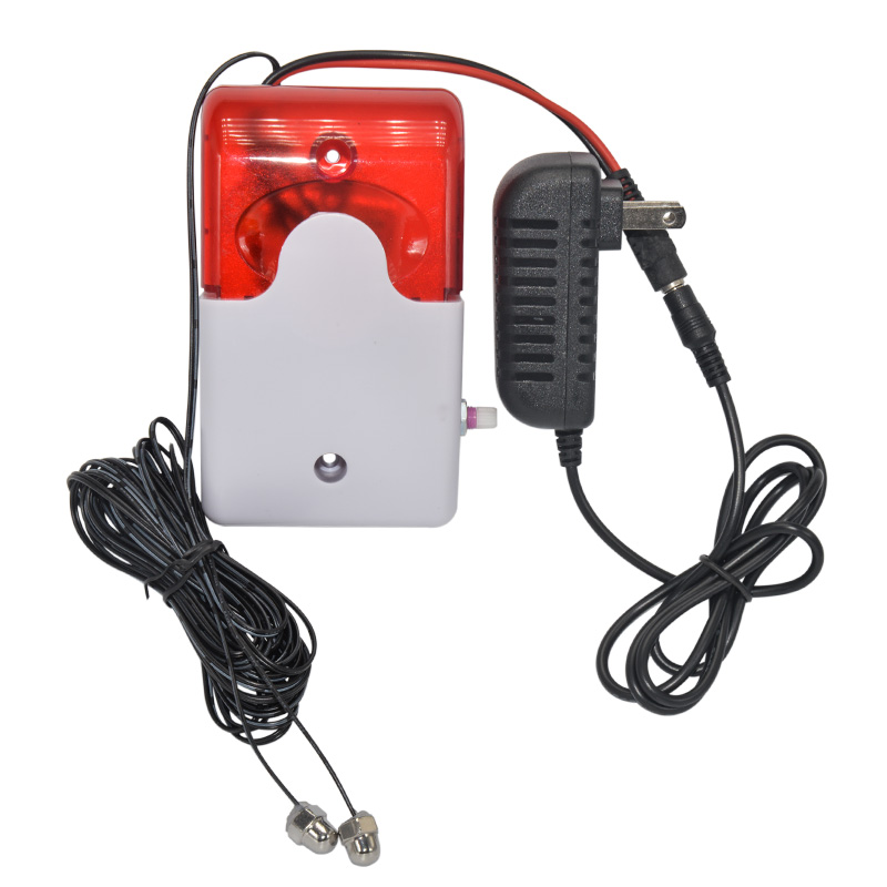 304探头水位报警器探测器家用水池鱼缸水箱溢水漏水满水传感器12v