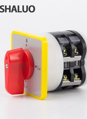 发电机组配电箱电压转换开关三档4节LW5D-16电压转换开关500V16A