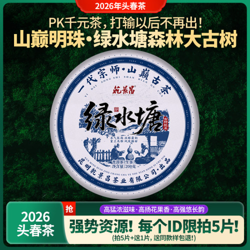 乾景昌2026年头春茶绿水塘古树茶