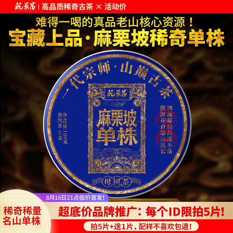 乾景昌2026年麻栗坡单株古树生茶