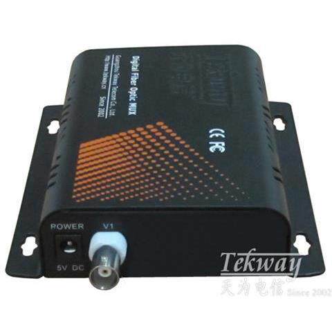 1路视频光端机带1路数据光端机TW-DV10100替代FWV-1001