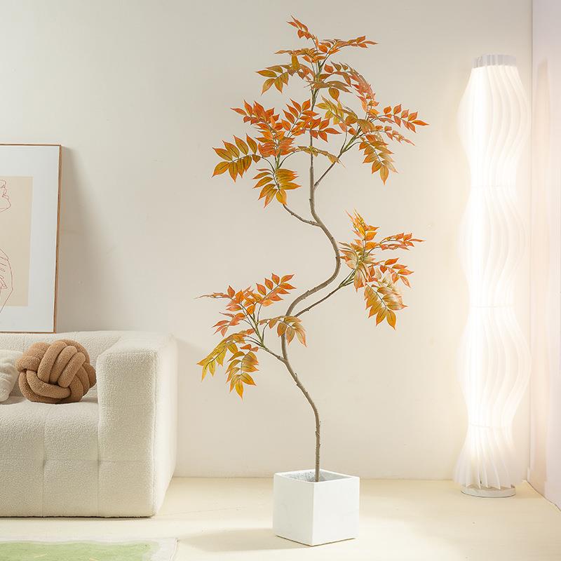 1.8米仿真绿植客厅装饰仿生假漆木树室内盆栽摆件大型落地假植物