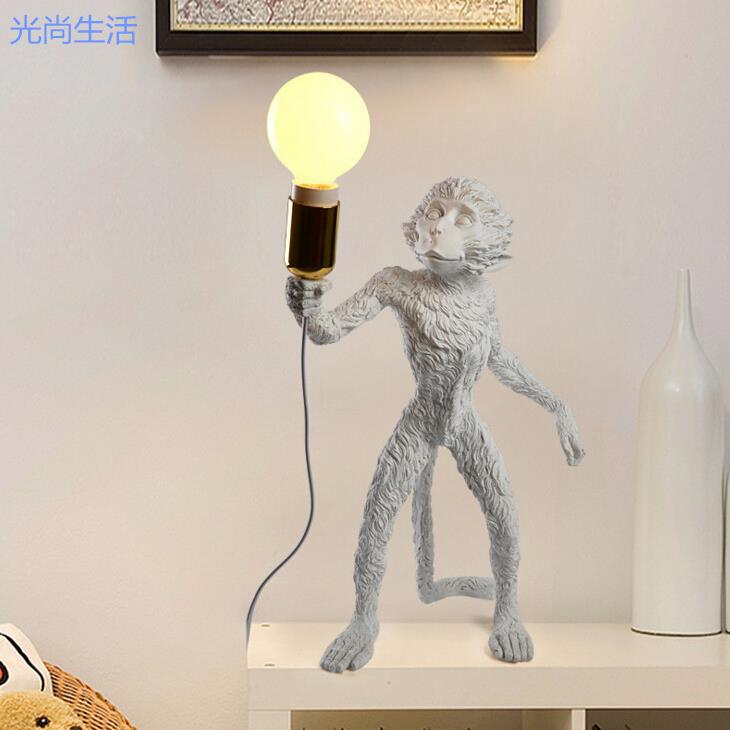 光尚生活灯饰猴年生肖猴卧室床头书桌可爱儿童猴子台灯