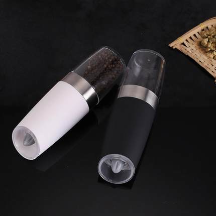 重力感应电动胡椒研磨器胡椒粉自动研磨机椒盐碾磨器陶瓷芯磨粉器