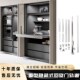 隐藏式 折叠隐形门导轨衣柜口袋推拉门滑轨 回旋门轨道五金配件侧装