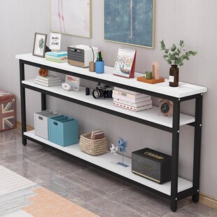 30cm靠墙窄桌床边床尾夹缝多层书桌定制 沙发后置物架宽15