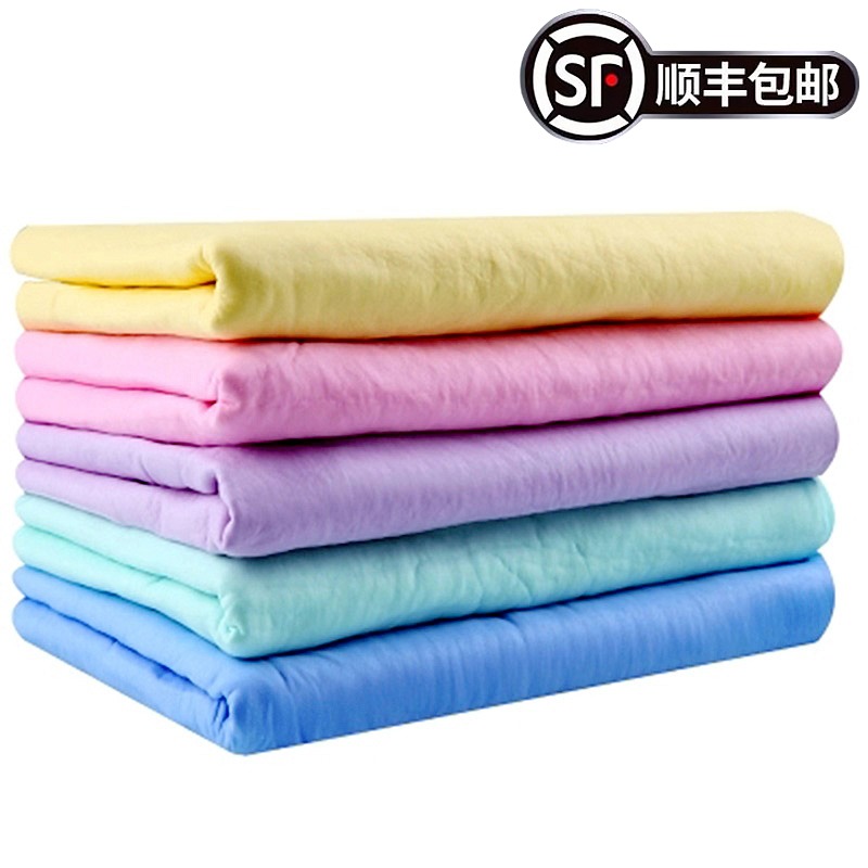 适用于汽车大号鹿皮巾毛巾擦车布洗车用品清洁毛巾吸水不伤车漆