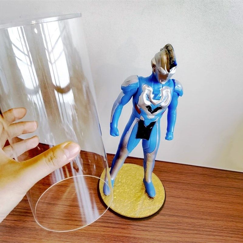 定制高透明亚克力管圆柱封底圆罩圆形展示盒干货桶圆筒茶叶收纳盒,基础建材,亚克力板,淘宝优惠券,粉丝福利购,淘宝优惠卷