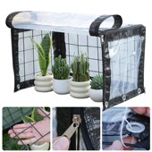 多肉植物保温遮雨棚阳台庭院育苗花卉温室花房流浪猫保暖避风蓬