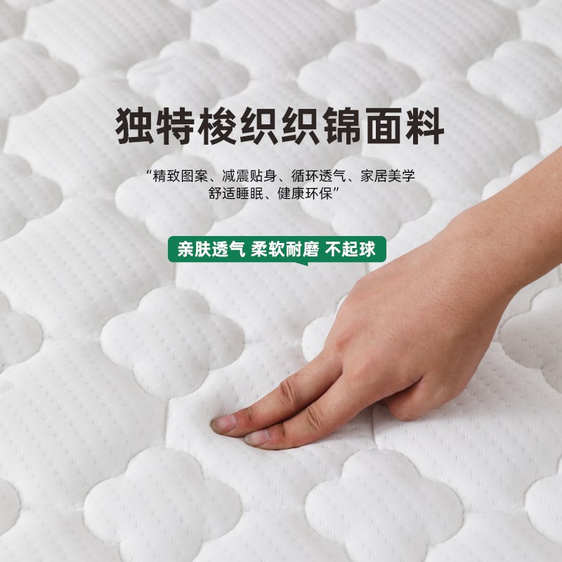 恒沃天然3E环保椰棕床垫家用经济型1.5米1.8米偏硬护脊可拆洗床垫