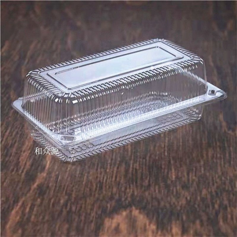 312透明西点盒烘焙包装盒吸塑粑粑糕盒塑料盒子长方形蛋糕盒