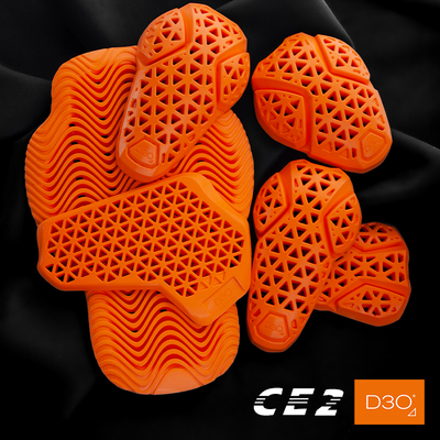 D3O摩托车机车骑行服内置护具CE2慢回弹防摔护背护肘护膝全套