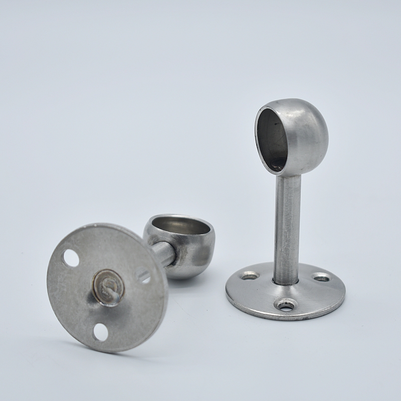 彩宏辉 衣柜不锈钢挂衣杆固定式挂杆衣橱内衣杆托 吊装衣架挂收纳