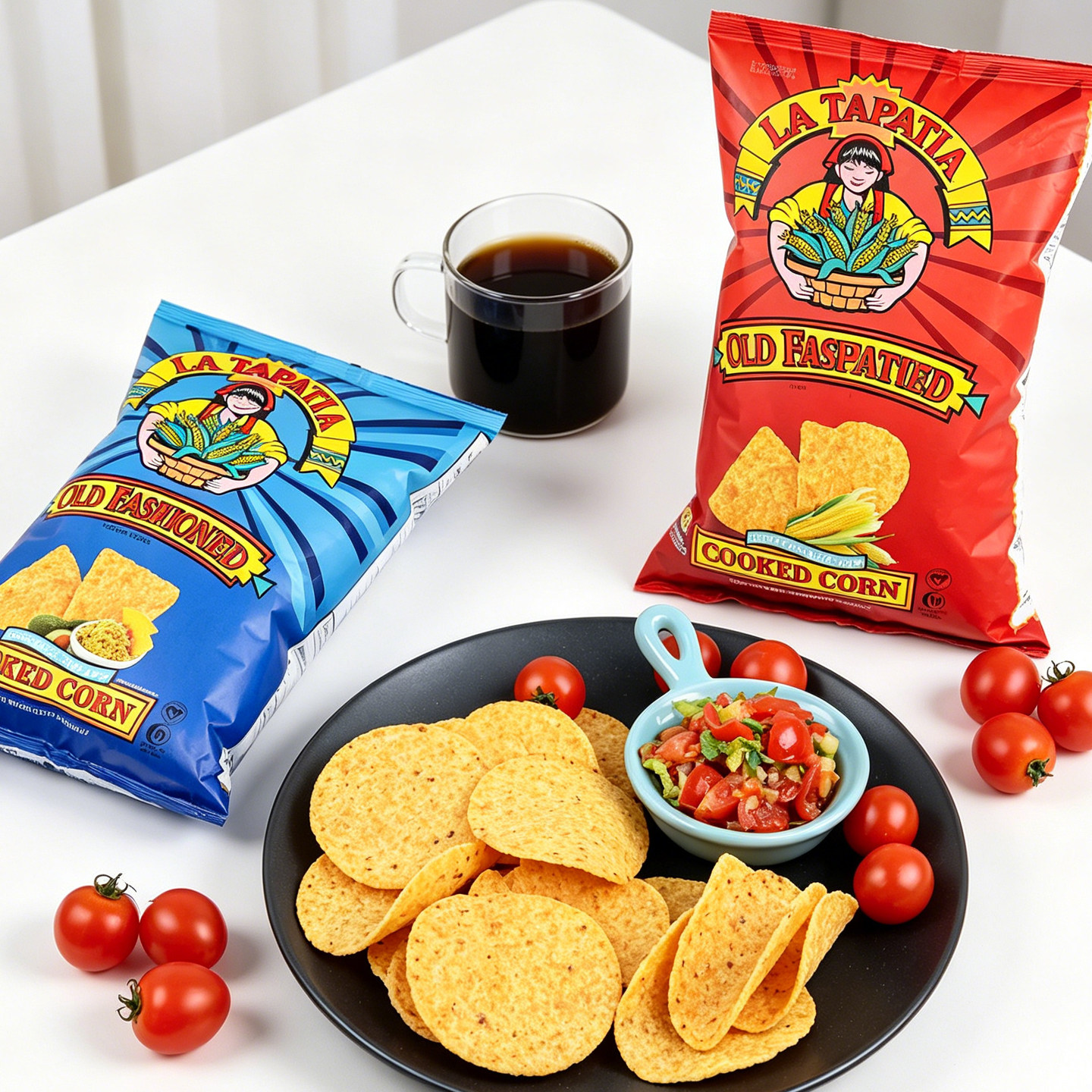 美国进口优佳墨西哥少女玉米片原味咸味小吃香脆粗粮零食薯片226g