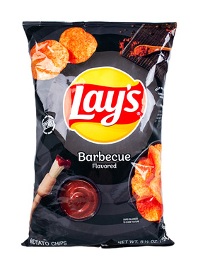 美国进口lays乐事烧烤薯片香脆原切休闲零食小吃办公下午茶香脆