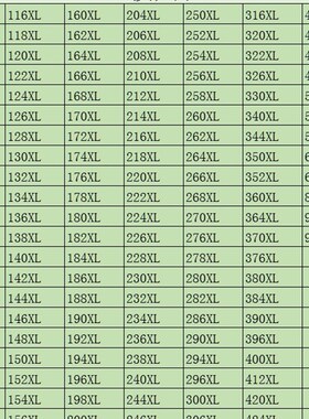 橡胶同步带 178XL/180XL/182XL/184XL/186XL/188XL/190XL/192XL传