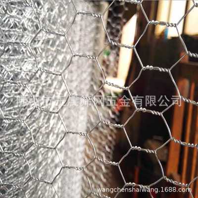 厂家供应镀锌六角网沿丝石笼网编织铁丝网河道防洪格宾网箱拧花网