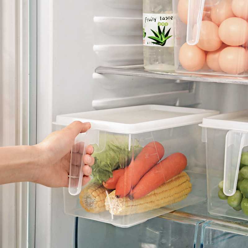 冰箱收纳盒厨房整理储物盒密封食品保鲜盒抽屉带盖水果蔬菜收纳盒