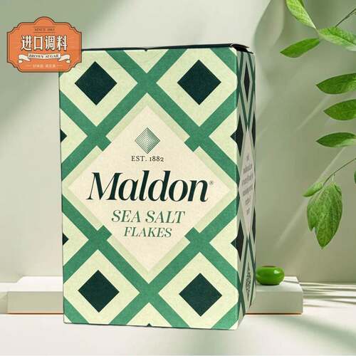英国进口雪花盐晶片牛排面包蛋糕烘培 Maldon Sea Salt Flakes