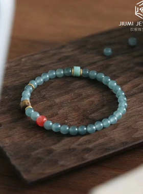 女蓝水翡翠高端新中式