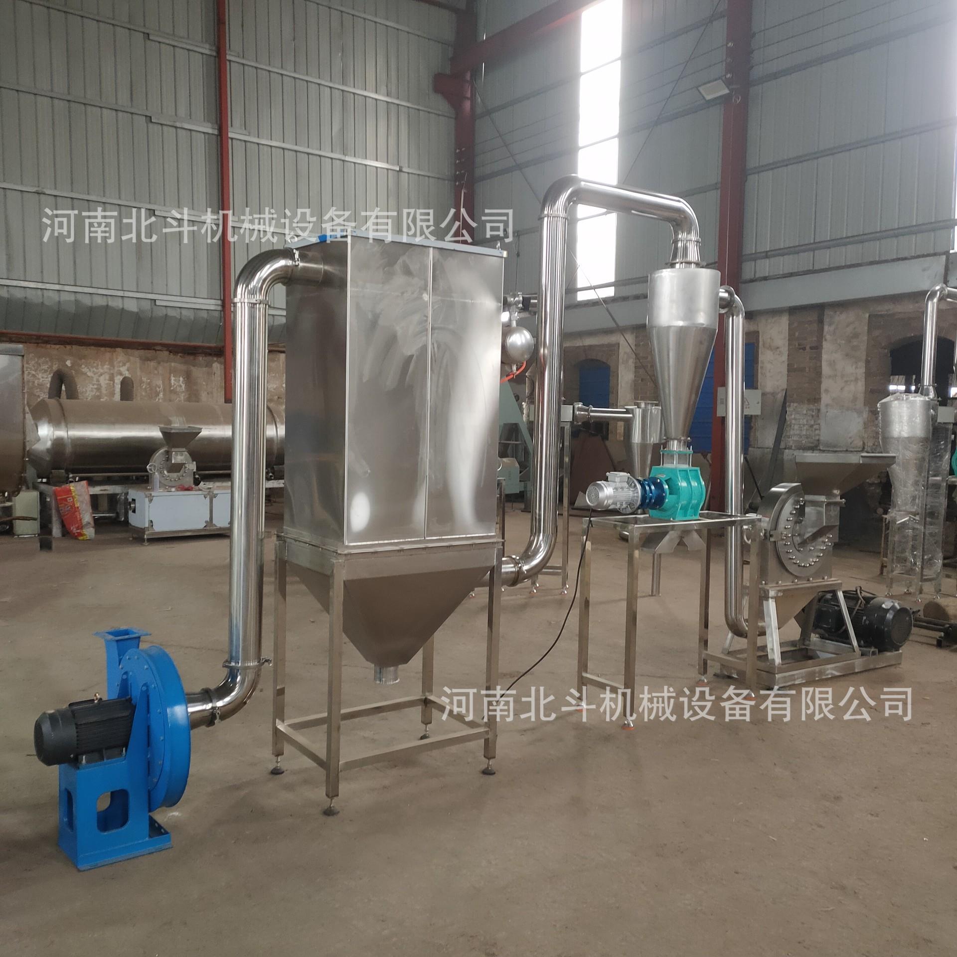 不锈钢脉冲除尘式齿盘粉碎机 过期食品饼干粉碎机生鲜料粉碎机