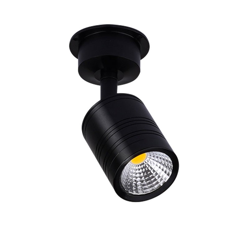 高显指led明装小射灯cob万向可调3W壁画珠宝展柜背景墙吸顶12V伏