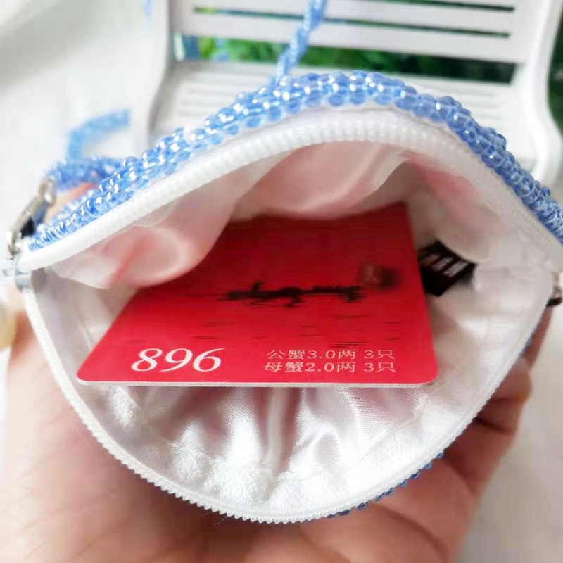 2020新款森系小清新雏菊单肩斜挎零钱包手工珠绣材料包网红钱包