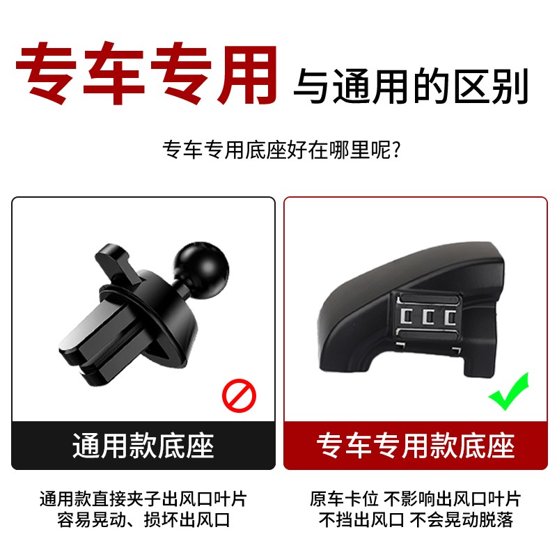 21-23款福特猛禽F150专用手机车载支架磁吸无线充电导航车内用品