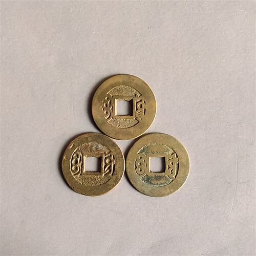 康熙通宝五帝钱古钱币清代铜钱真品六爻门对门大钱古币压门槛