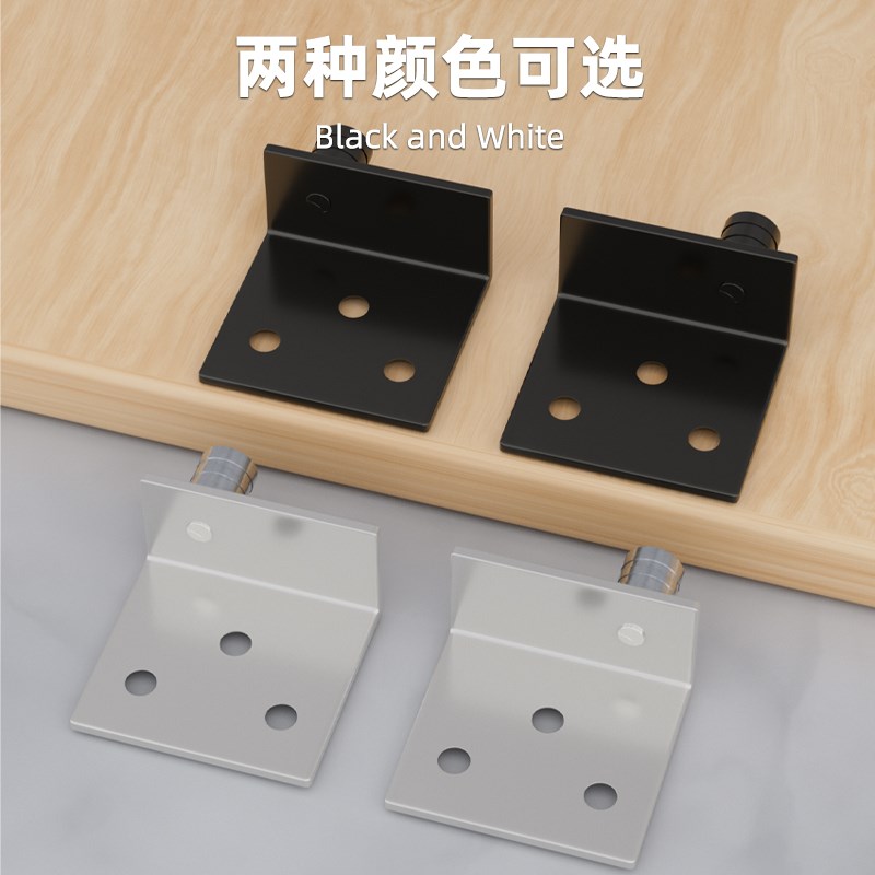 木门旋转CT角码不锈钢隐形门合页外平开橱柜门转轴暗藏天地轴铰链