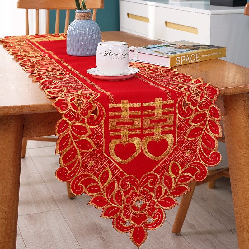 红色桌布婚礼喜庆餐桌布长方形红布结婚订婚春节茶几盖布台布布艺,居家布艺,桌布,淘宝优惠券,粉丝福利购,淘宝优惠卷