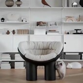 狗窝式 懒人沙发单人客厅大象腿椅子网红创意卧室儿童阅读区沙发椅