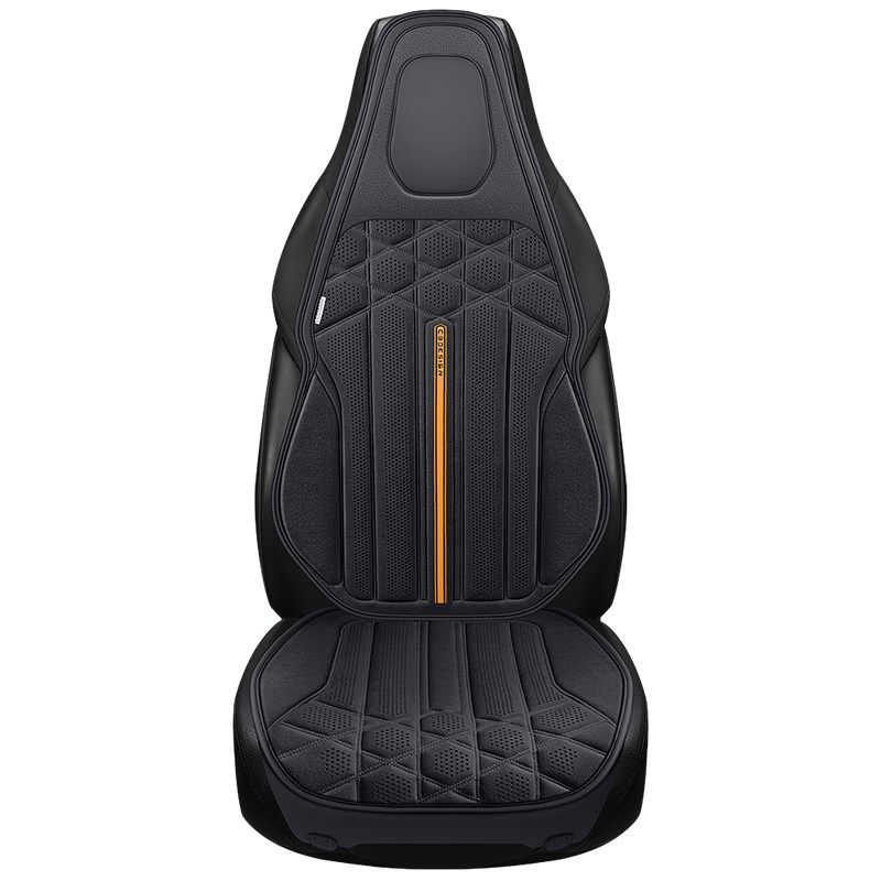 汽车坐垫四季通用简约座椅垫车内后排垫车载半包座套通风透气座垫
