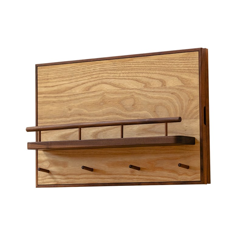 樱桃木电表箱装饰画配电箱遮挡神器弱电箱电闸改造盖板轻奢高级感