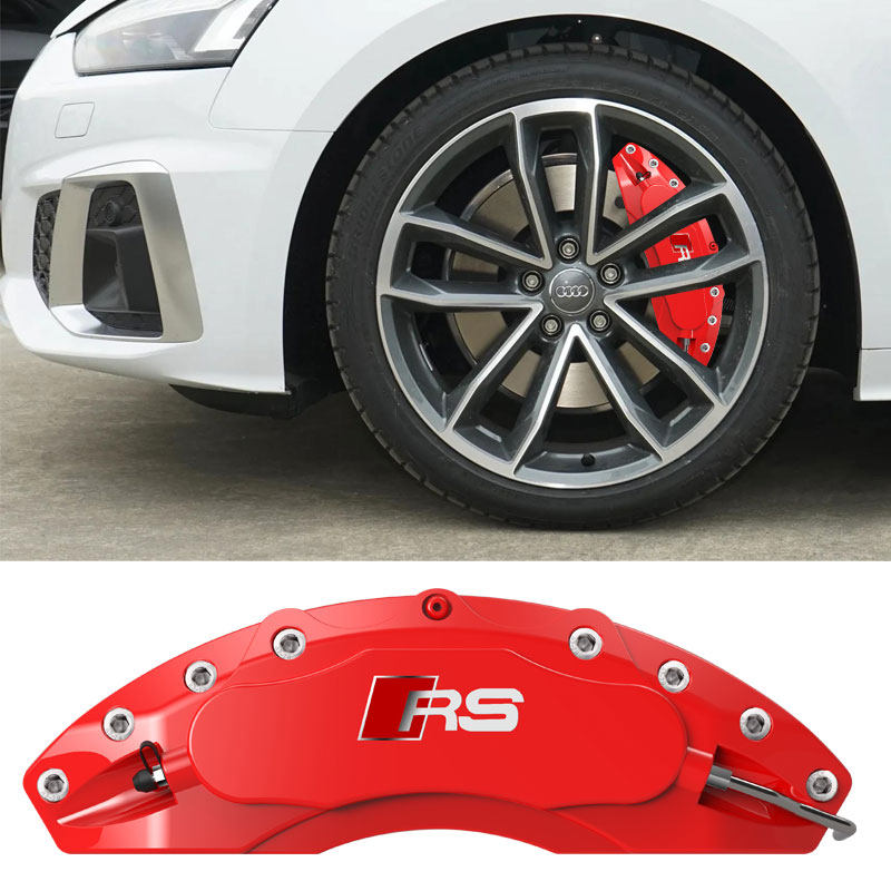 适用奥迪A3 Q3 A4L A5 Q5 A6L A7改装RS标刹车卡钳罩鲍鱼罩卡钳壳