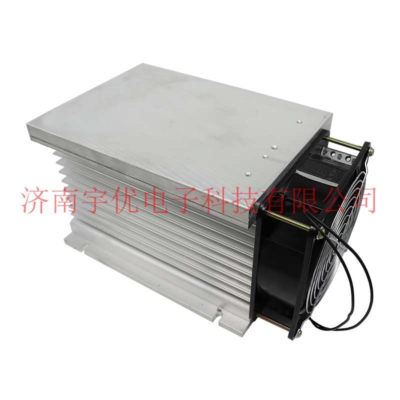 散热器 200*141*135mm 带风机 固态继电器整流桥用铝型材散热片