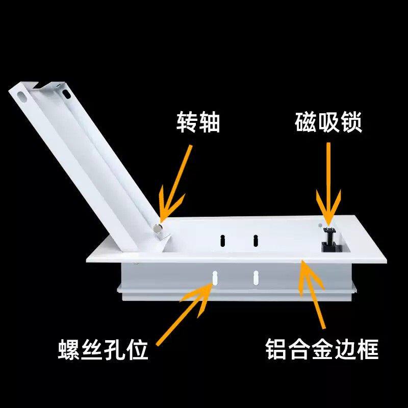 铝合金检修口装饰烤漆墙面中央空调吊顶下水管道维修检查孔门成品