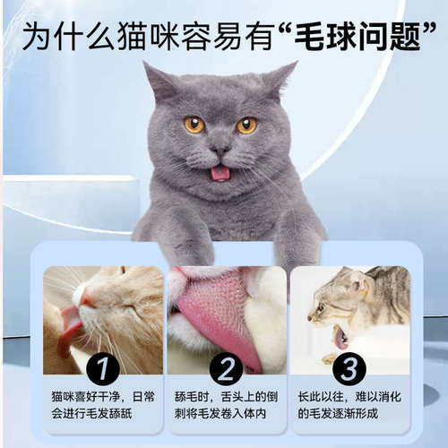 兽护神猫草片化毛球片猫咪去毛球狗狗通用消化吐毛排毛宠物化毛膏