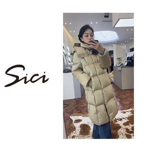 “棉花糖”零压感 高品质安心 90白鹅绒长款羽绒服鹅绒服