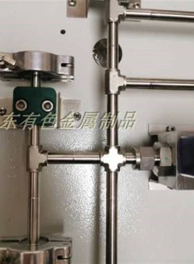 气体管路不锈钢316L全自动焊接BA级异径三通直角弯头四通14 382