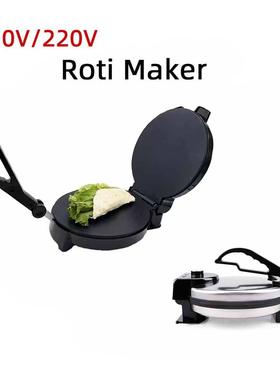 110v跨境烙饼机薄饼机春饼机 家用早餐机电饼档薄饼器Roti Maker