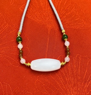 白玉勒子多宝项链 璇姐专享