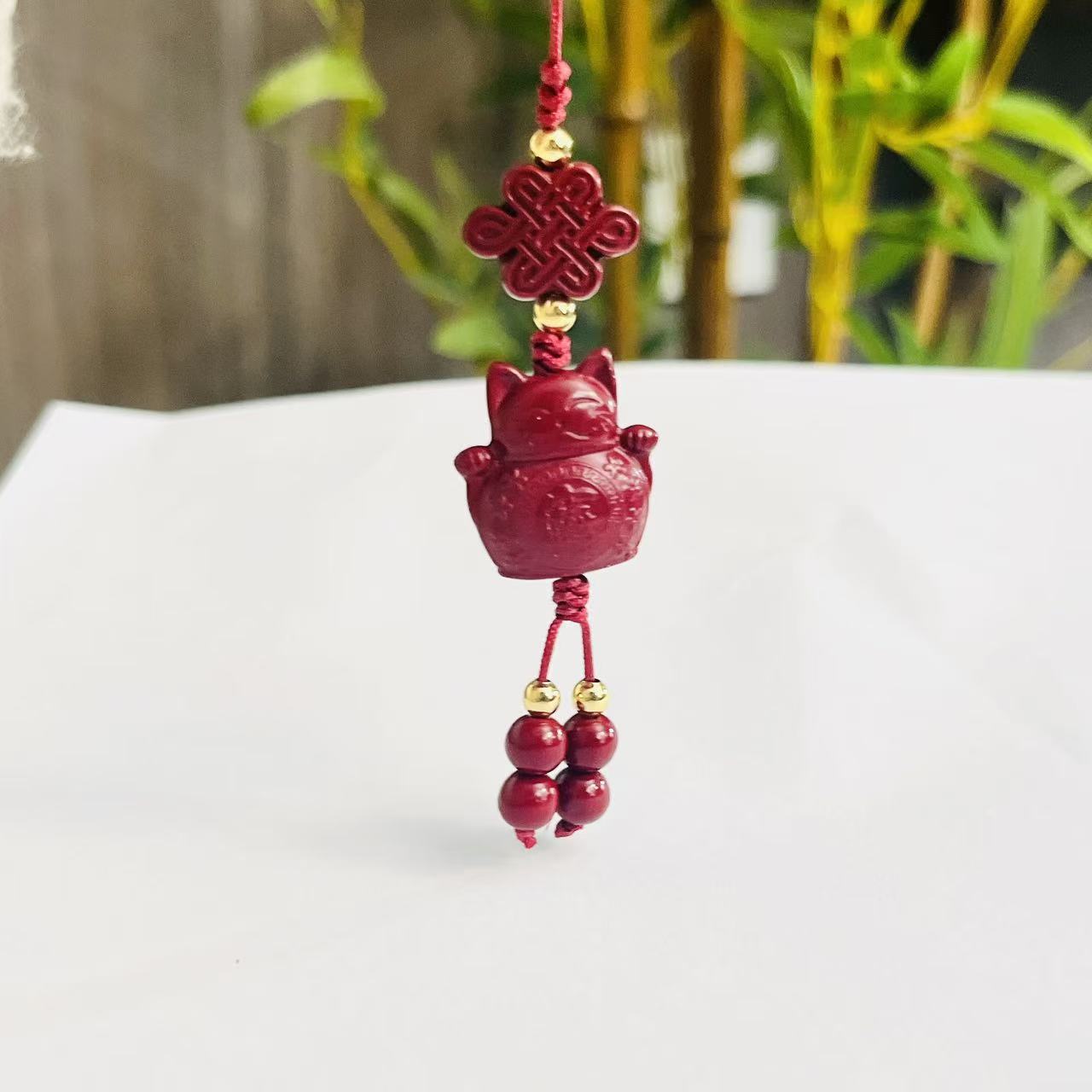 【璇姐专享】紫砂招财猫手机链