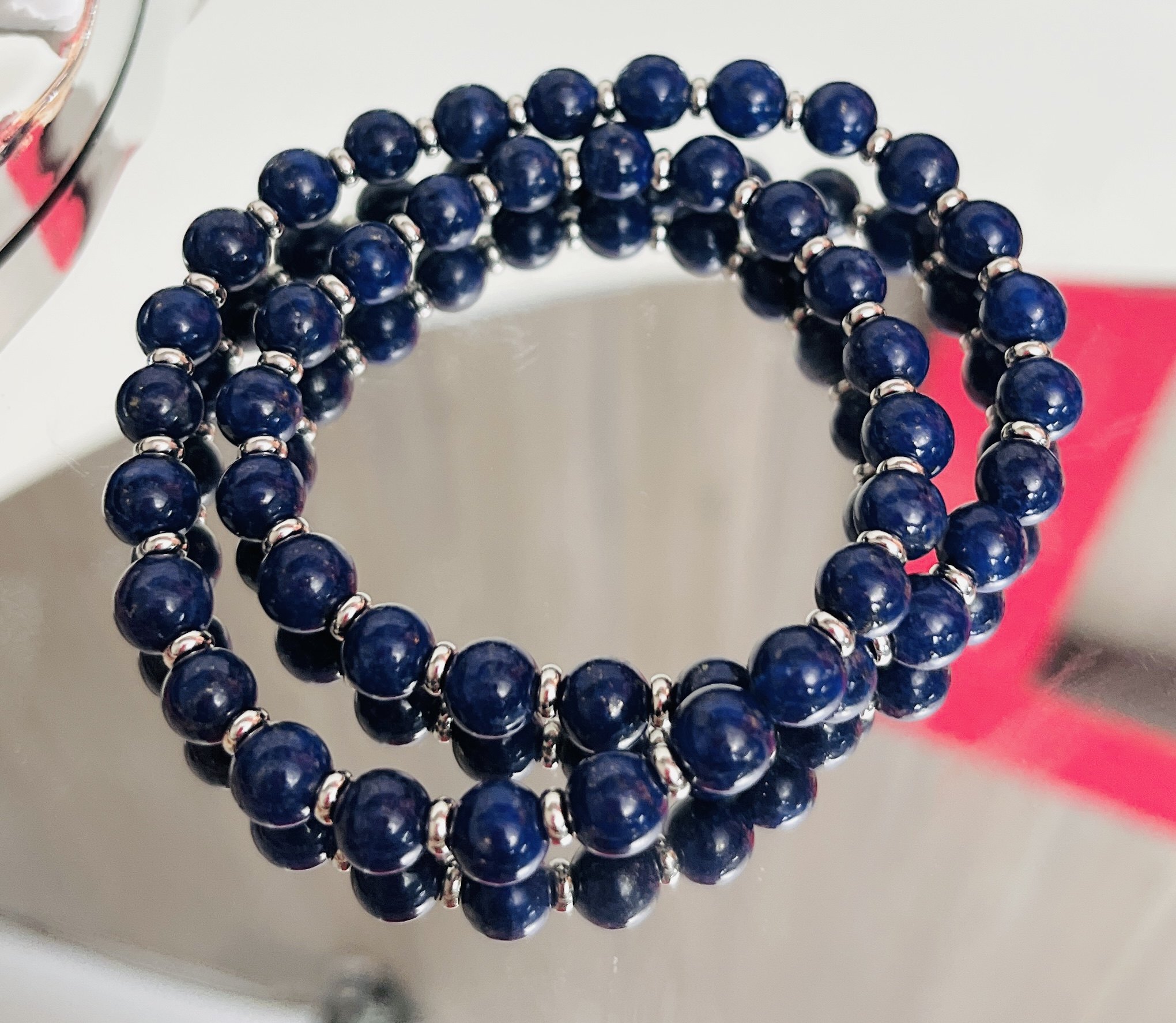 【璇姐专享】赵ls同款青金石双圈7m,珠宝/钻石/翡翠,其他,淘宝优惠券,粉丝福利购,淘宝优惠卷