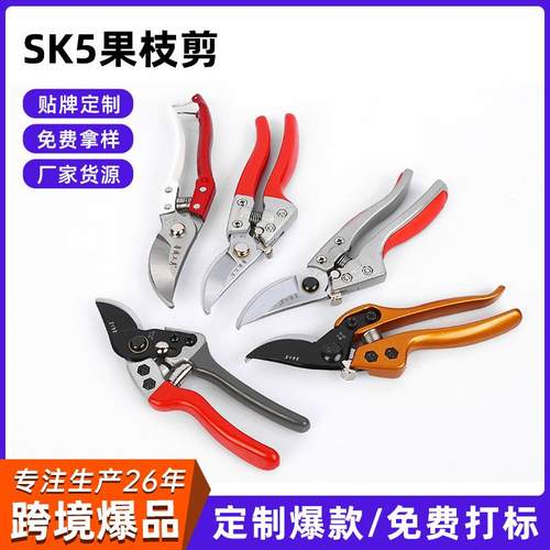 鲁威工具园林园艺剪刀果树修剪枝剪刀花园花艺剪刀果枝树枝修枝剪