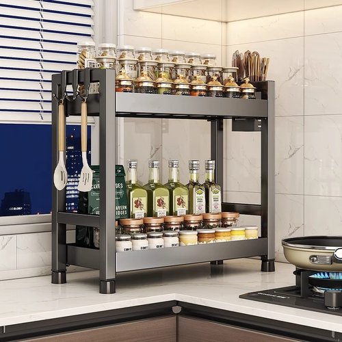 窄款台面油盐酱醋调味料品收纳架