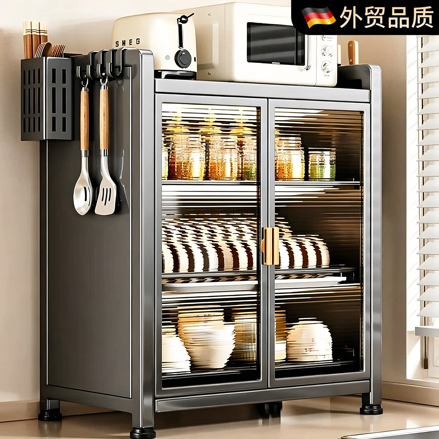 厨房碗碟收纳架多层沥水碗柜
