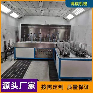一涂一烤地轨线喷涂设备 东莞厂家可定制7字型带烘干全自动喷漆机
